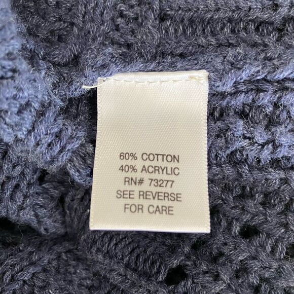 Sleeveless Cardigan Sweater Blue  Sz 2X  Sonoma - Picture 6 of 8